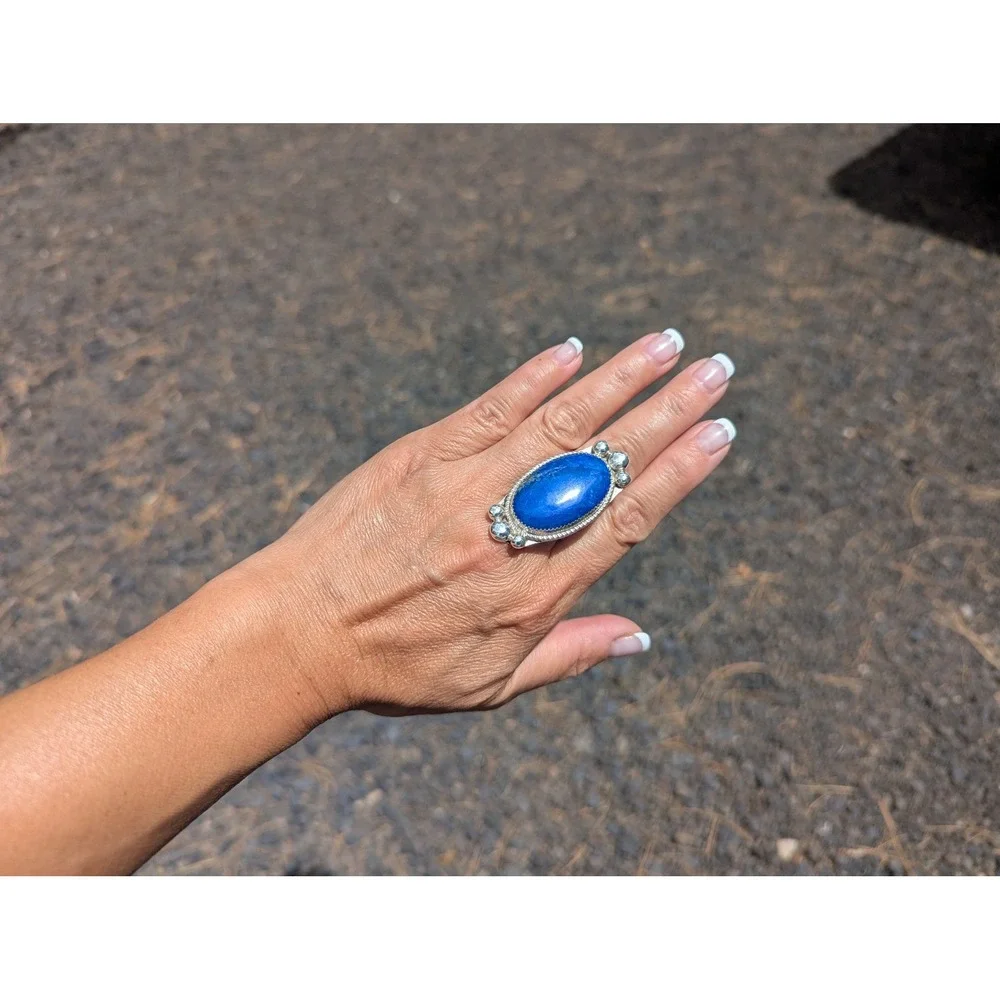 Navajo Handmade Ring Sterling‎ Silver Native American Jewelry Sz 11 ***
